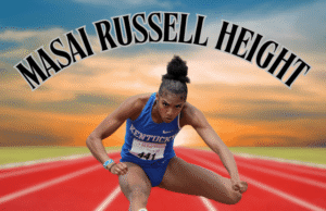 Masai Russell Height Explained Alongside Her Weight, Age, Husband, 100m Times, Sister, Record, Instagram, Grand Slam Track, Net Worth, and Ethnicity Masai Russell Height