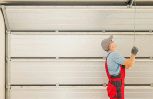 The Role of Overhead Doors in Fire Safety and Emergency Preparedness Overhead warehouse door equipped for fire safety compliance